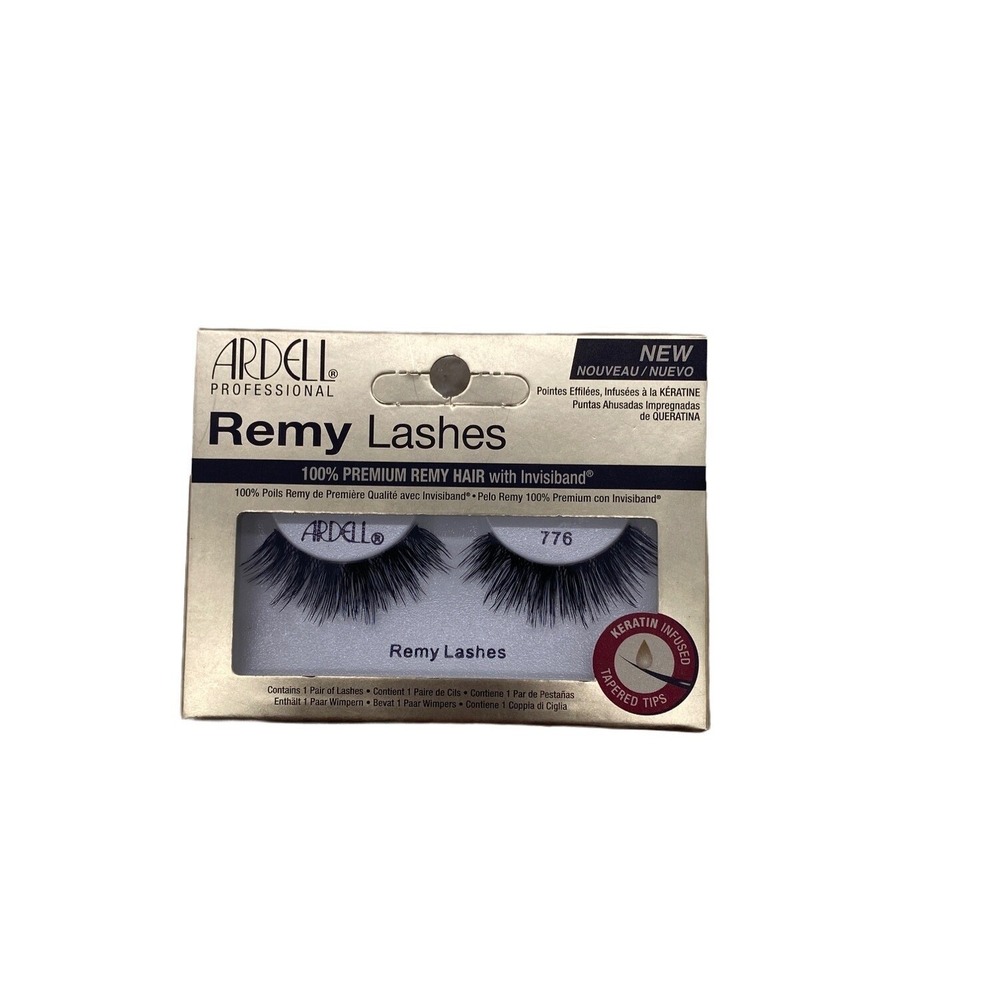 Ardell Professional Remy Lashes 100% Premium Remy Hair #776‎ Black